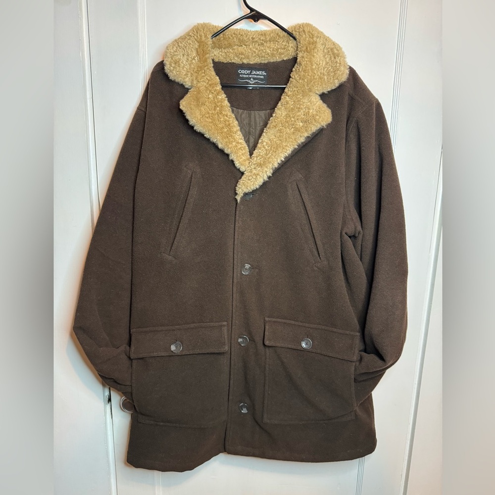 Cody James Sherpa Wool Coat - Men’s Size XXL